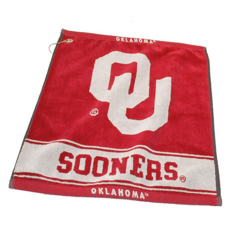 Oklahoma Sooners Ncaa Woven Golf Towel