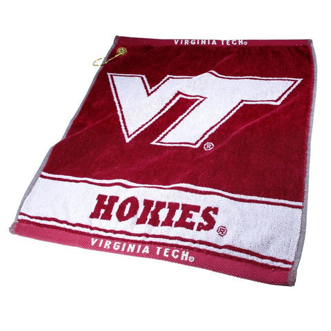 Virginia Tech Hokies Ncaa Woven Golf Towel