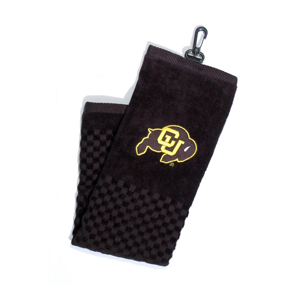 Colorado Golden Buffaloes Ncaa Embroidered Tri-fold Towel