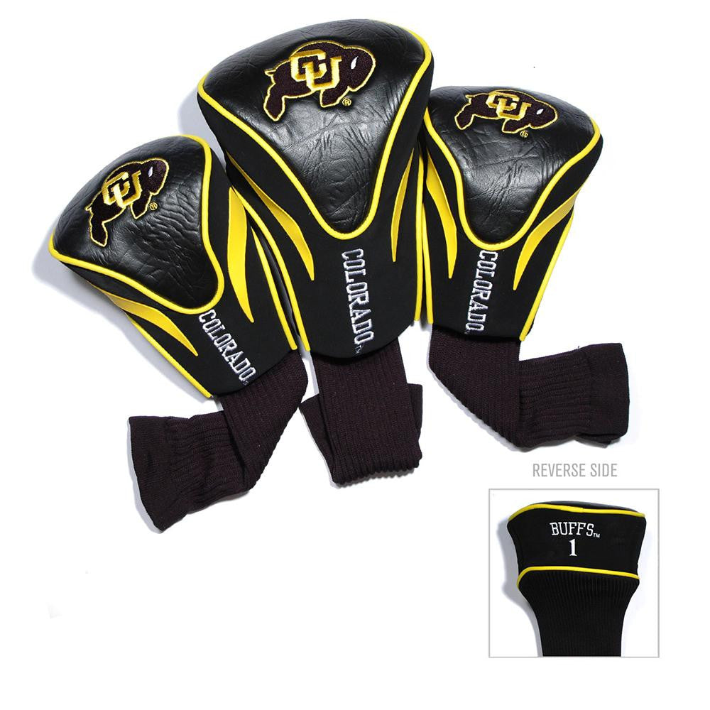 Colorado Golden Buffaloes Ncaa 3 Pack Contour Fit Headcover