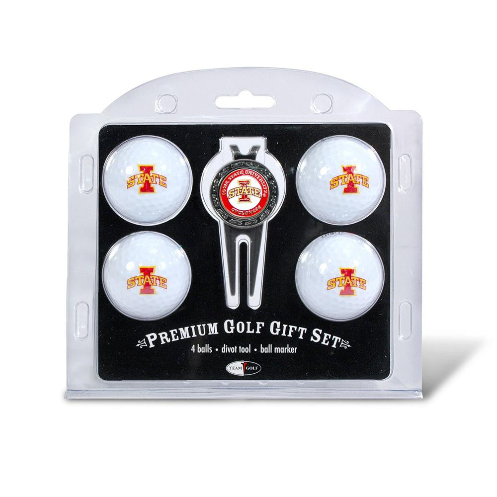 Ncaa Four Ball And Divot Tool Gift Set Ncaa Team: Iowa State