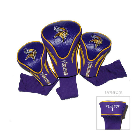 Minnesota Vikings NFL 3 Pack Contour Fit Headcover