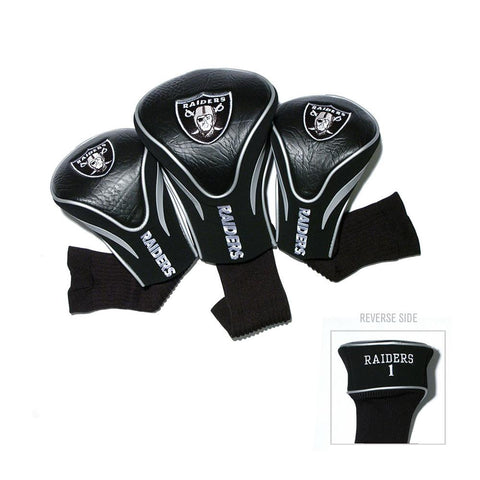 Oakland Raiders NFL 3 Pack Contour Fit Headcover