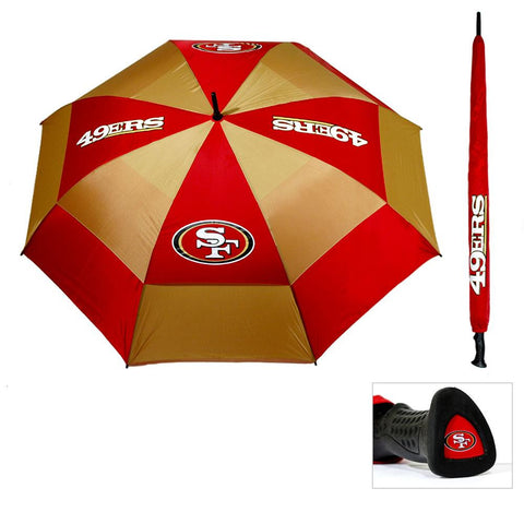 San Francisco 49ers NFL 62 double canopy umbrella