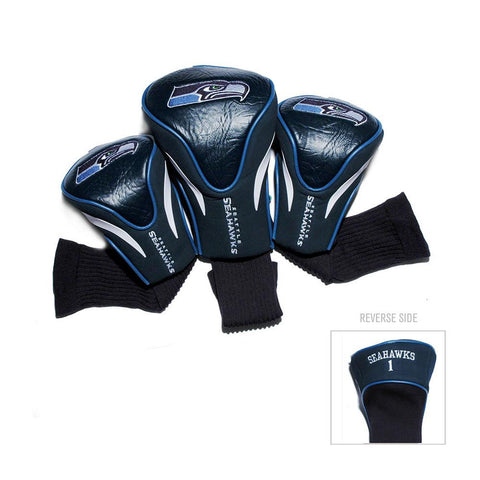 Seattle Seahawks NFL 3 Pack Contour Fit Headcover