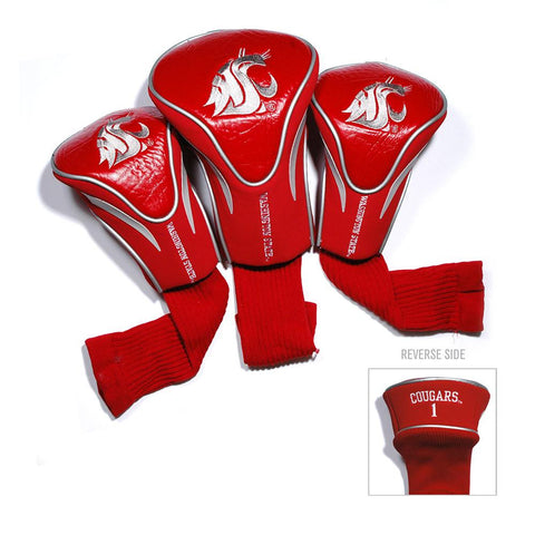 Washington State Cougars Ncaa 3 Pack Contour Fit Headcover