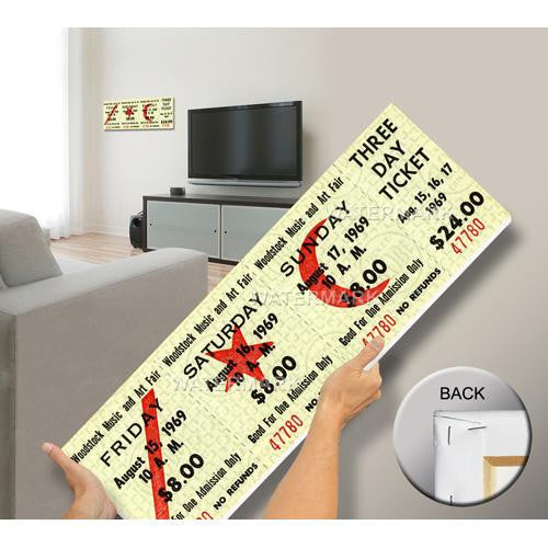 1969 Woodstock Three-day Mega Ticket