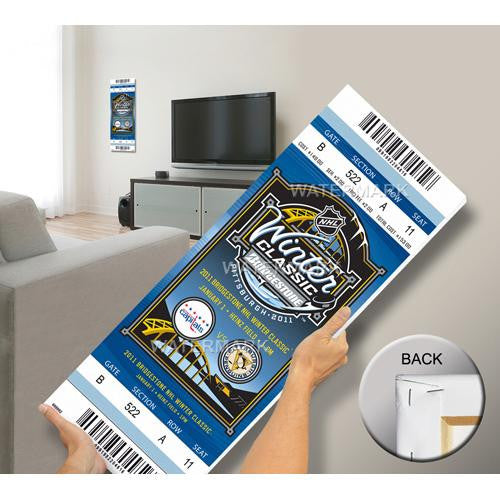 2011 NHL Winter Classic Mega Ticket - Capitals vs Penguins