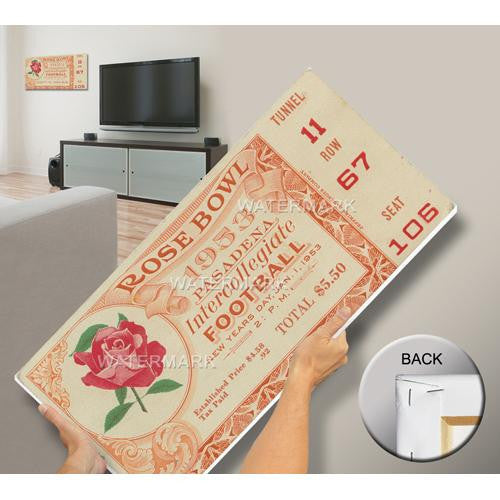 1953 Rose Bowl Mega Ticket - Usc Trojans