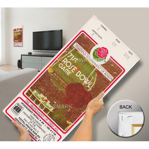 1985 Rose Bowl Mega Ticket - Usc Trojans