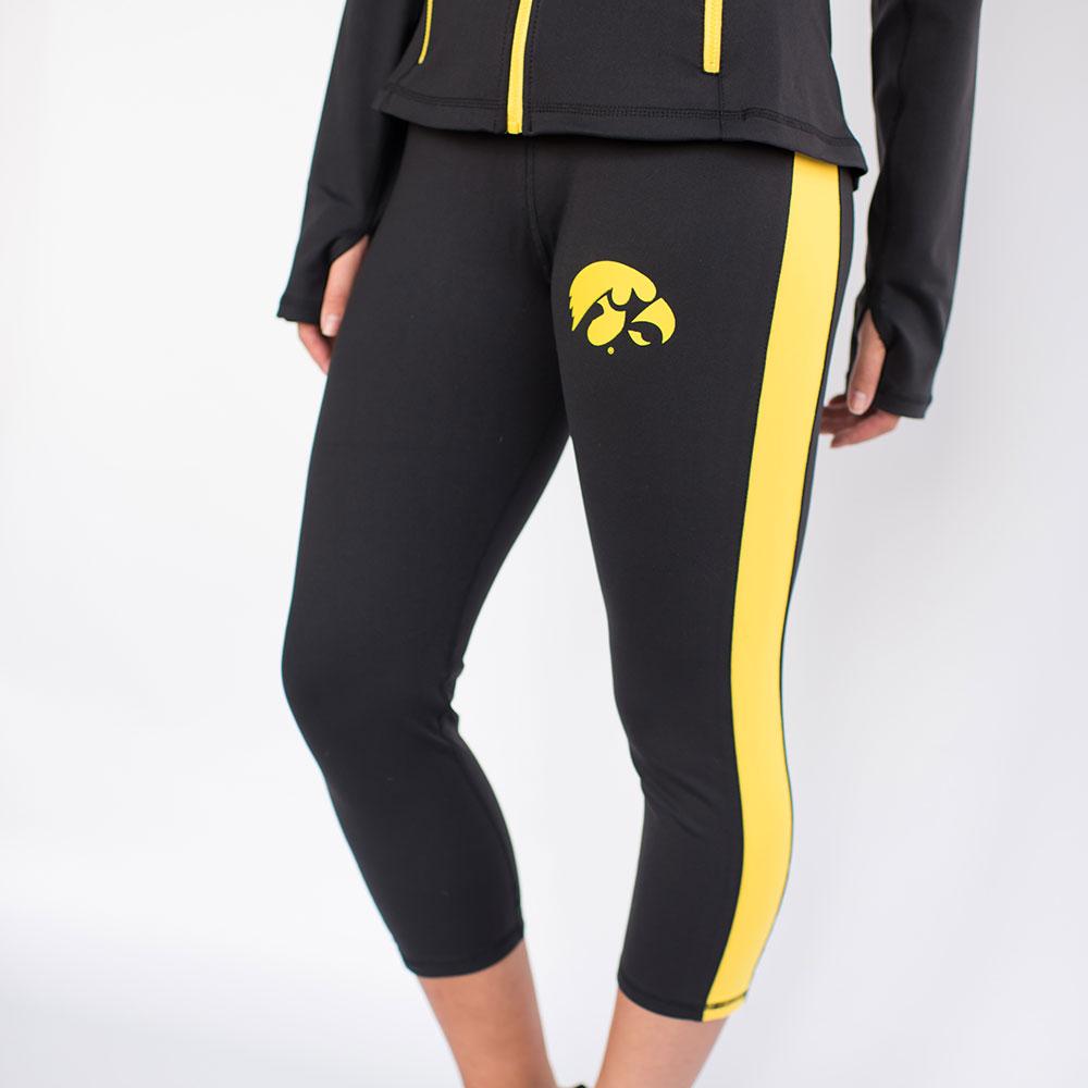 Iowa Hawkeyes Ncaa Womens Yoga Pant (black) (x-small)