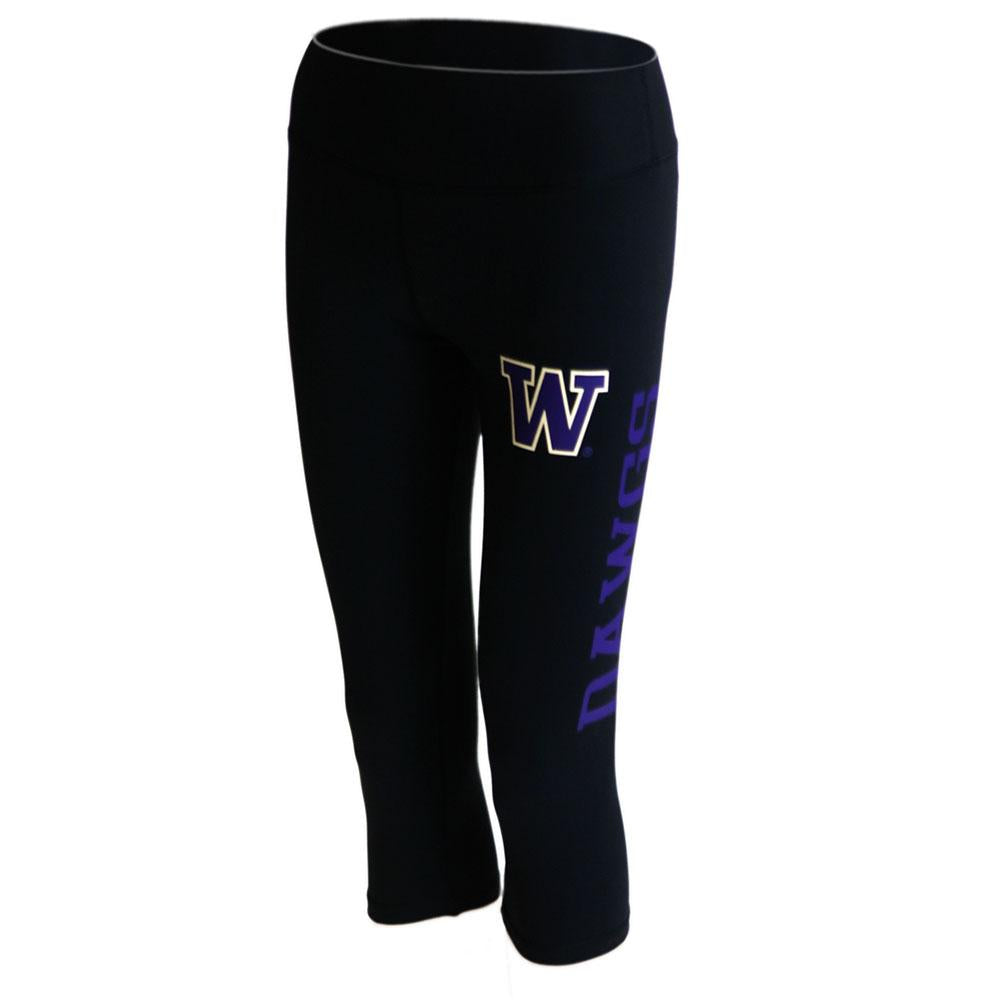 Washington Huskies Ncaa Womens Yoga Pant (black)