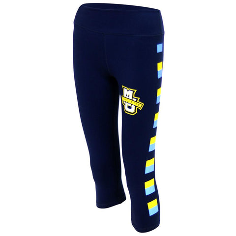 Marquette Golden Eagles Ncaa Womens Yoga Pant (navy Blue) (x-small)