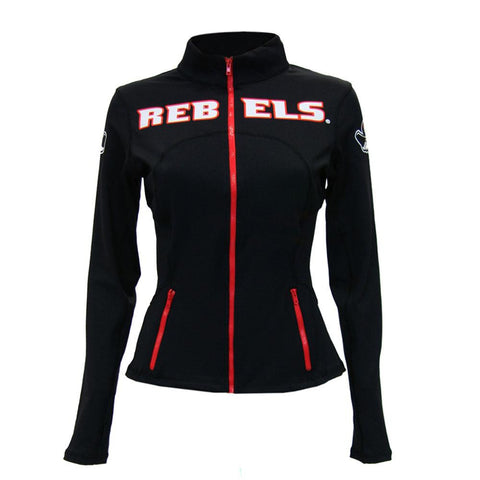 Unlv Runnin Rebels Ncaa Womens Yoga Jacket (black) (small)