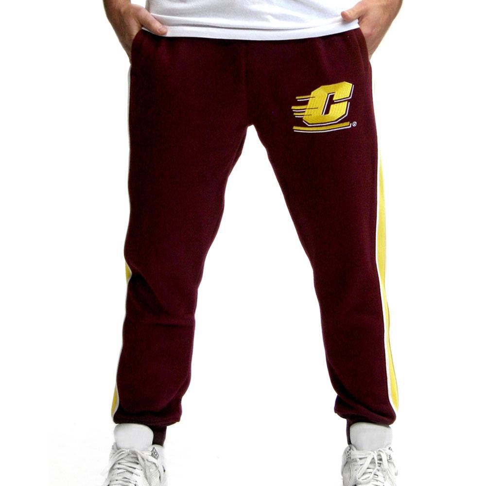 Central Michigan Chippewas Ncaa Mens Jogger Pant (maroon)