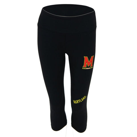 Maryland Terps Ncaa Womens Yoga Pant (black) (large)