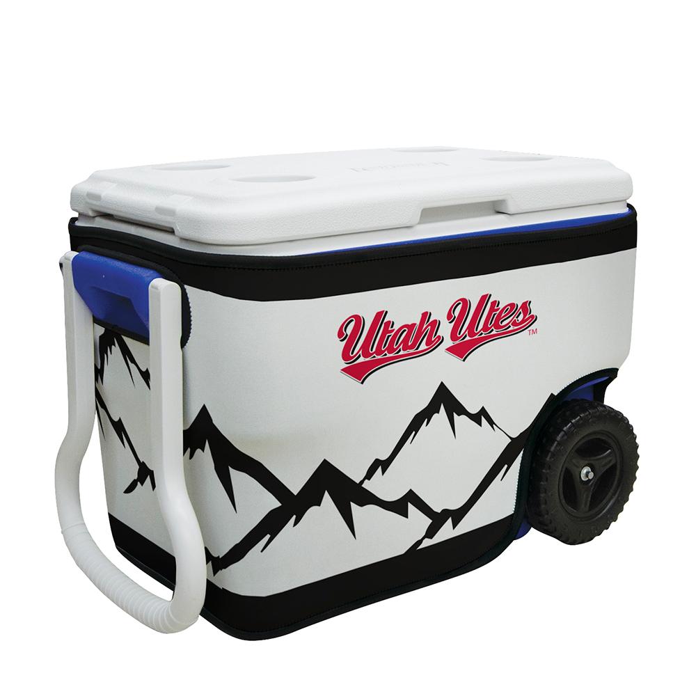 Utah Utes Ncaa Rappz 40qt Cooler Cover