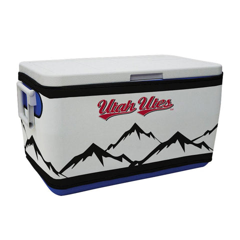 Utah Utes Ncaa Rappz 48qt Cooler Cover