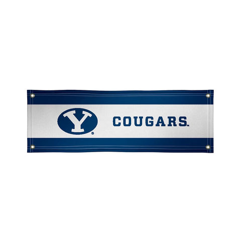 Brigham Young Cougars Ncaa Vinyl Banner (2ft X 6ft)