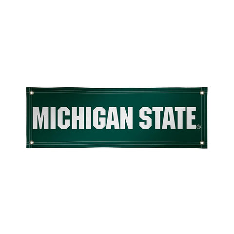 Michigan State Spartans Ncaa Vinyl Banner (2ft X 6ft)