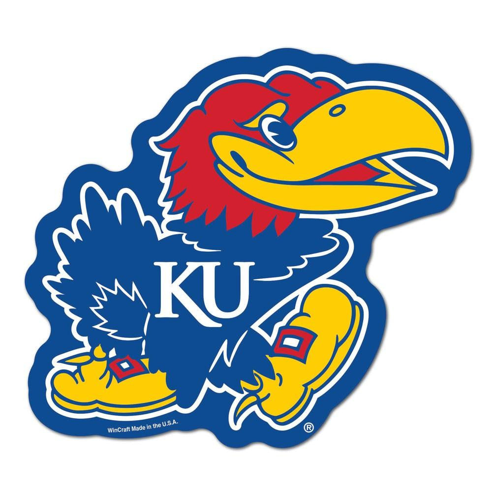 Kansas Jayhawks Ncaa Automotive Grille Logo On The Gogo