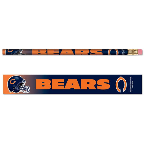 Chicago Bears NFL Pencil 6-pack