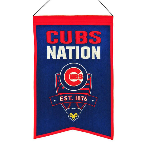 Chicago Cubs MLB Nations Banner (15x20)