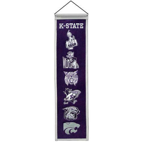 Kansas State Wildcats Ncaa "heritage" Banner (8"x32")