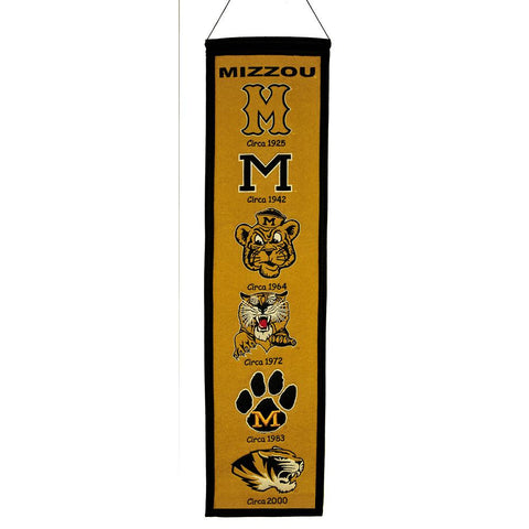 Missouri Tigers Ncaa "heritage" Banner (8"x32")
