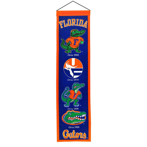 Florida Gators Ncaa "heritage" Banner (8"x32")