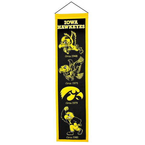 Iowa Hawkeyes Ncaa "heritage" Banner (8"x32")
