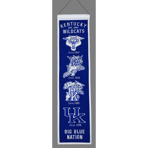 Kentucky Wildcats Ncaa "heritage" Banner (8"x32")
