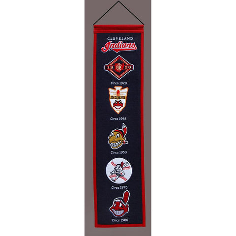 Cleveland Indians MLB Heritage Banner (8x32)