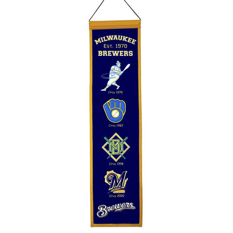 Milwaukee Brewers MLB Heritage Banner (8x32)