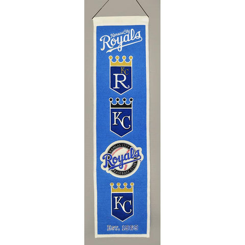 Kansas City Royals MLB Heritage Banner (8x32)