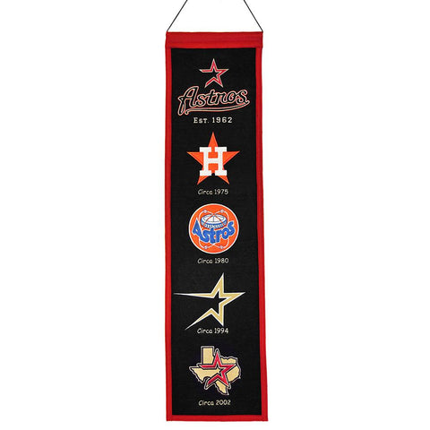 Houston Astros MLB Heritage Banner (8x32)