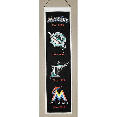 Miami Marlins MLB Heritage Banner (8x32)