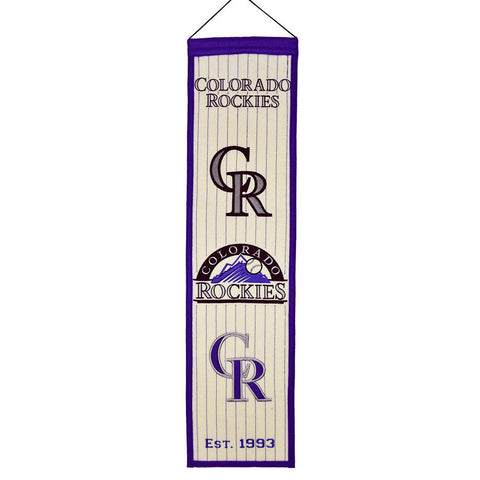 Colorado Rockies MLB Heritage Banner (8x32)