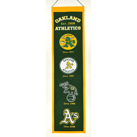 Oakland Athletics MLB Heritage Banner (8x32)