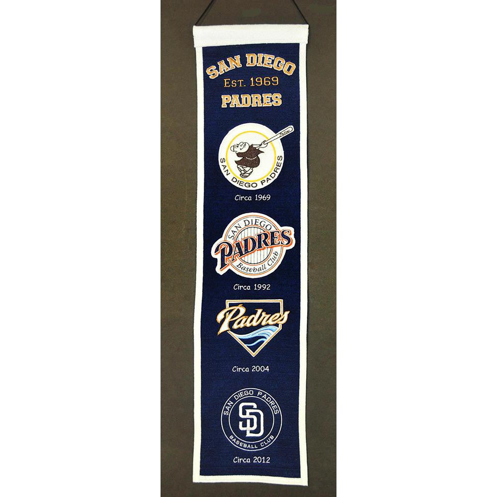 San Diego Padres MLB Heritage Banner (8x32)