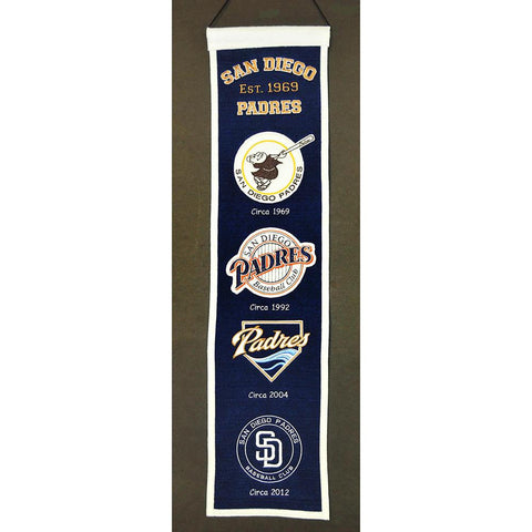 San Diego Padres MLB Heritage Banner (8x32)