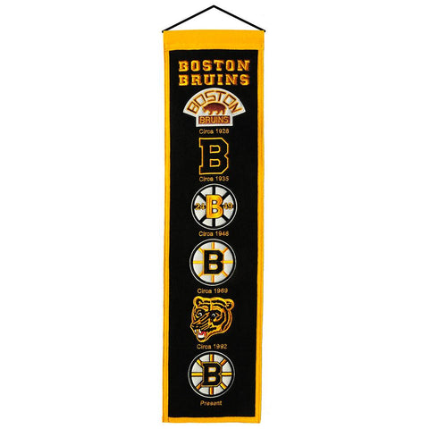 Boston Bruins NHL Heritage Banner (8x32)