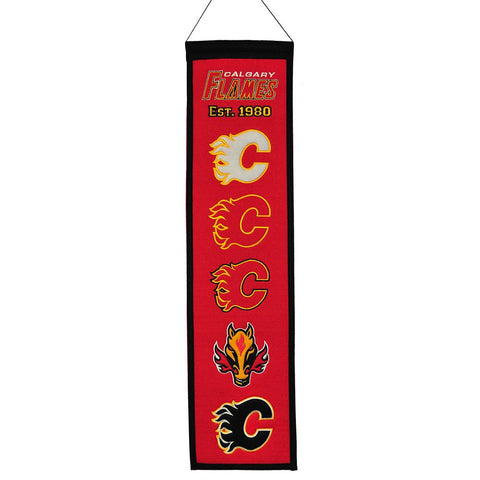 Calgary Flames NHL Heritage Banner (8x32)
