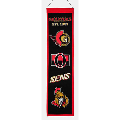 Ottawa Senators NHL Heritage Banner (8x32)