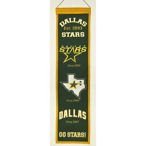 Dallas Stars NHL Heritage Banner (8x32)