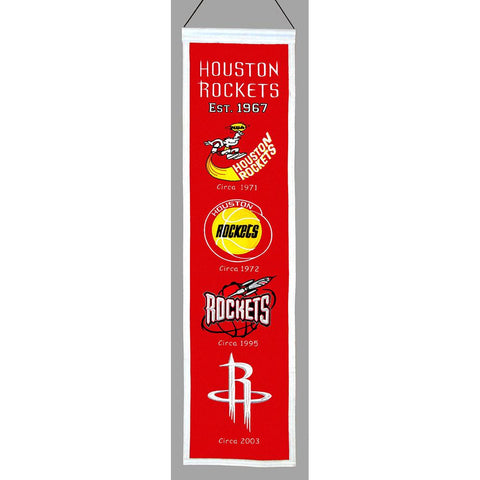 Houston Rockets NBA Heritage Banner (8x32)