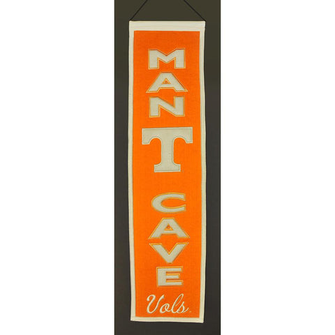Tennessee Volunteers Ncaa "man Cave" Vertical Banner (8" X 32")