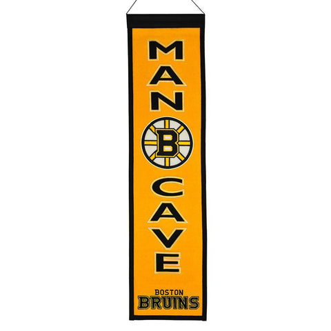 Boston Bruins NHL Man Cave Vertical Banner (8 x 32)