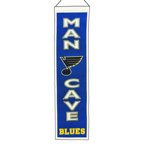 St. Louis Blues NHL Man Cave Vertical Banner (8 x 32)