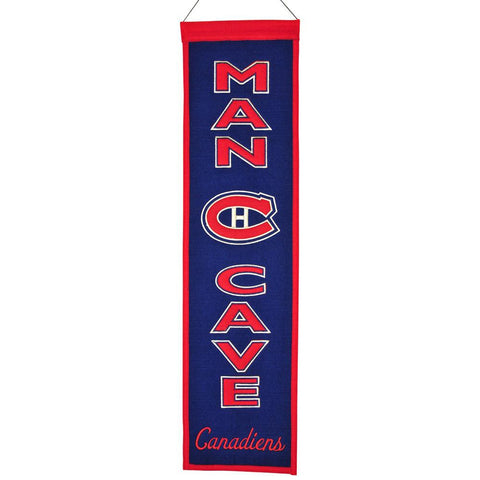 Montreal Canadiens NHL Man Cave Vertical Banner (8 x 32)
